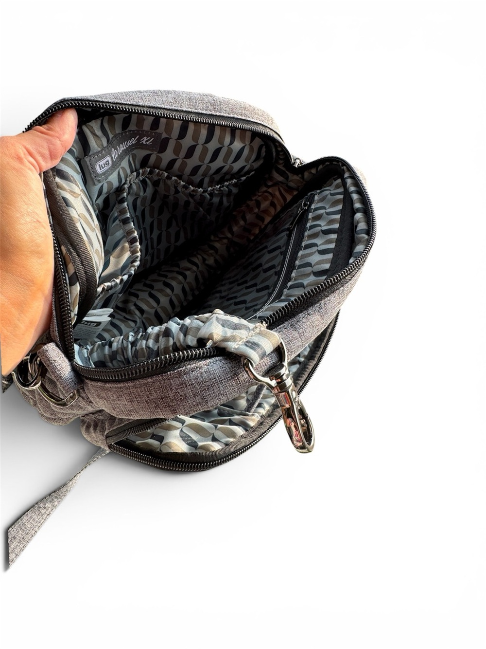 Lug Carousel XL Bag Charcoal Gray NWOT - Picture 4 of 5